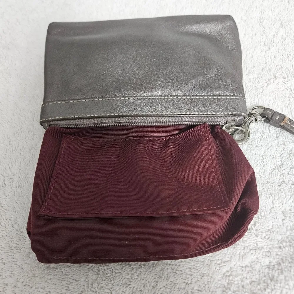 Coach wristlet gray